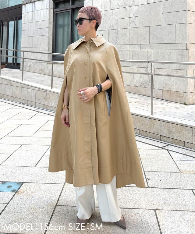 クラシックロングケープ＜撥水・防花粉＞_tkh26aw-co01