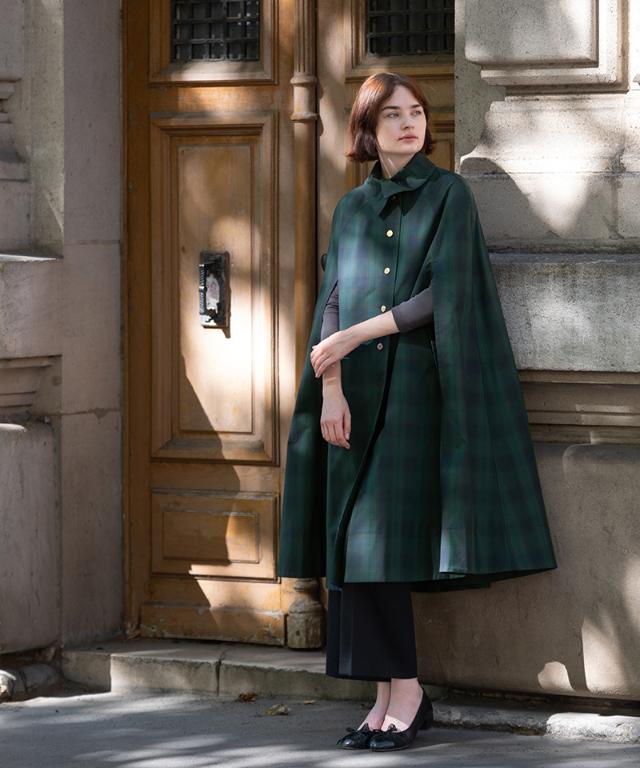 クラシックロングケープ＜撥水・防花粉＞_tkh26aw-co01