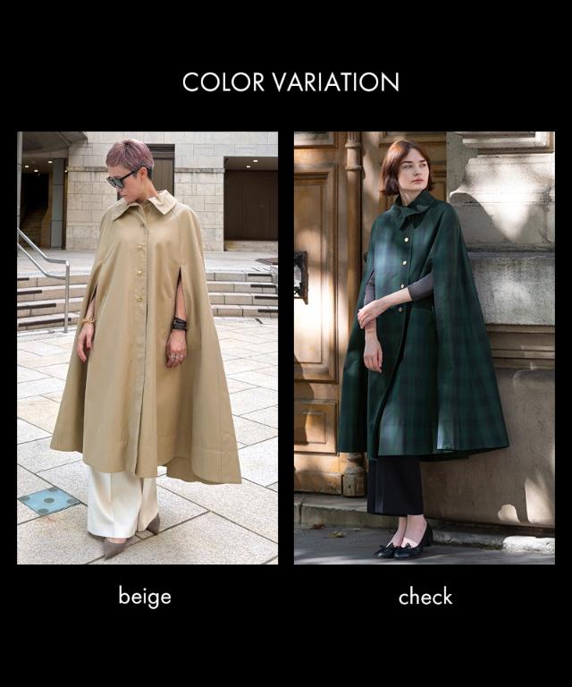 クラシックロングケープ＜撥水・防花粉＞_tkh26aw-co01