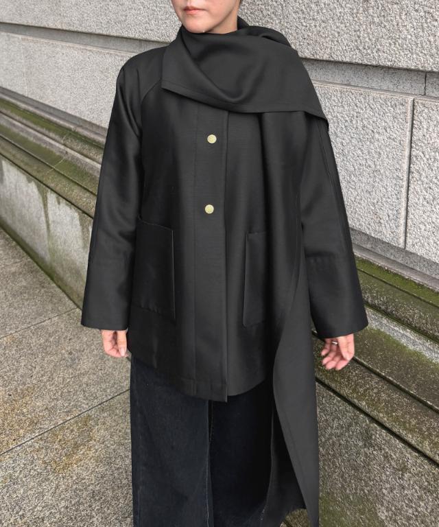シルクウールエアリーコート＜ウール90%・シルク10%＞_tkh26aw-co02