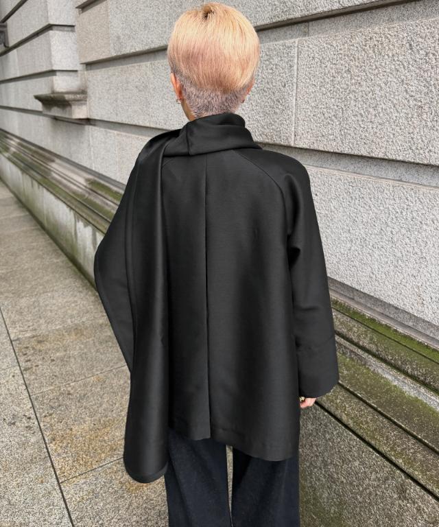 シルクウールエアリーコート＜ウール90%・シルク10%＞_tkh26aw-co02