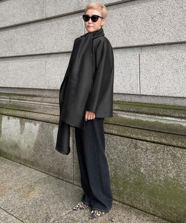 シルクウールエアリーコート＜ウール90%・シルク10%＞_tkh26aw-co02