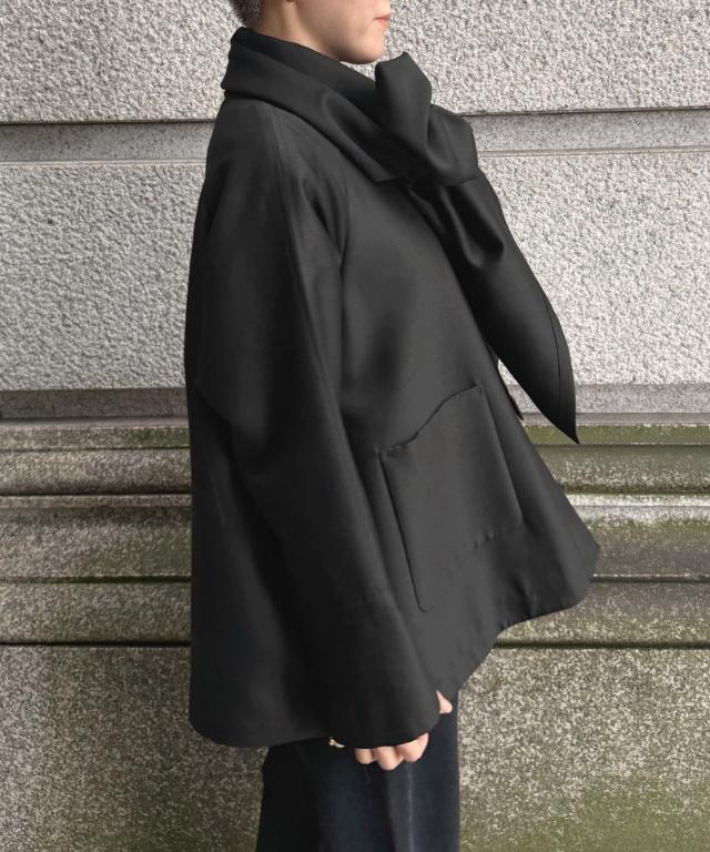シルクウールエアリーコート＜ウール90%・シルク10%＞_tkh26aw-co02