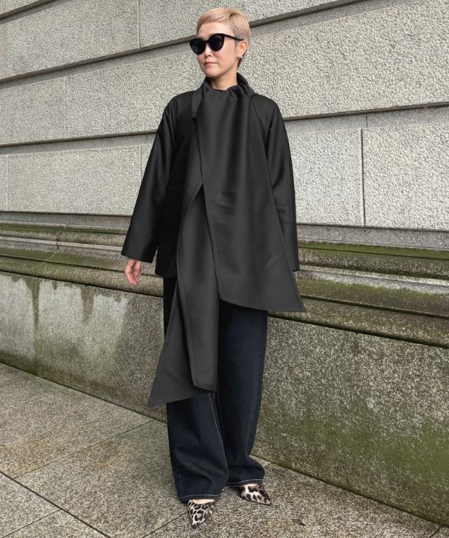 シルクウールエアリーコート＜ウール90%・シルク10%＞_tkh26aw-co02