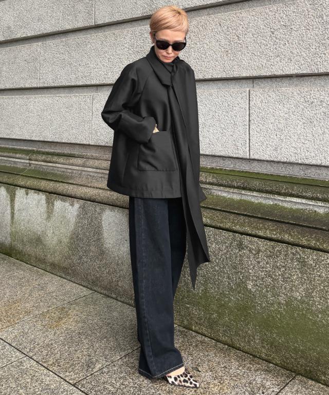 シルクウールエアリーコート＜ウール90%・シルク10%＞_tkh26aw-co02
