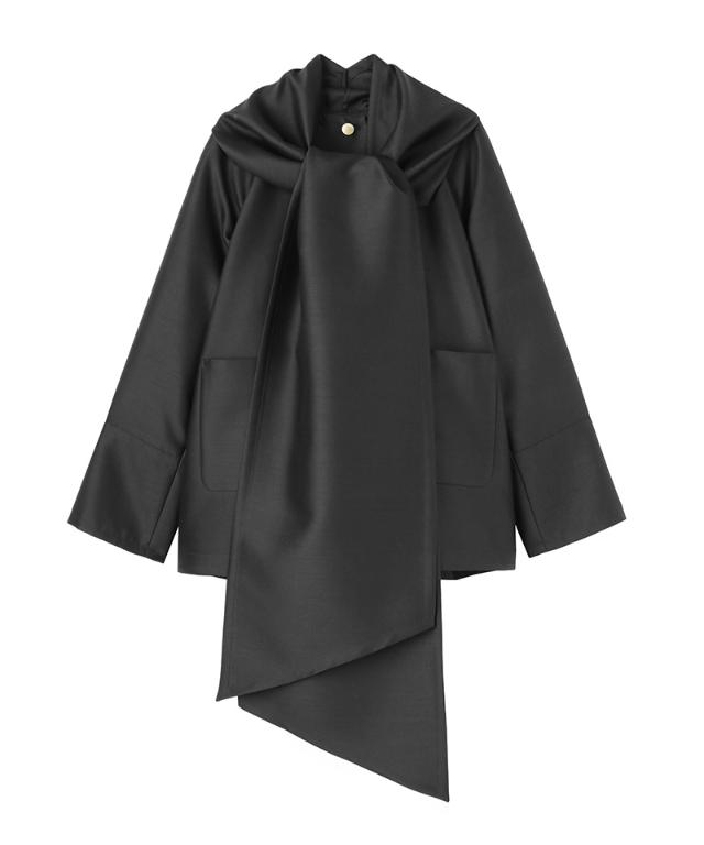 シルクウールエアリーコート＜ウール90%・シルク10%＞_tkh26aw-co02