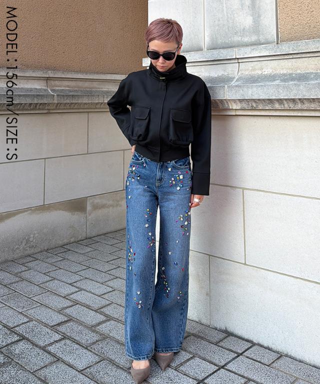 ウールクラシックポケットブルゾン_tkh26aw-jk05