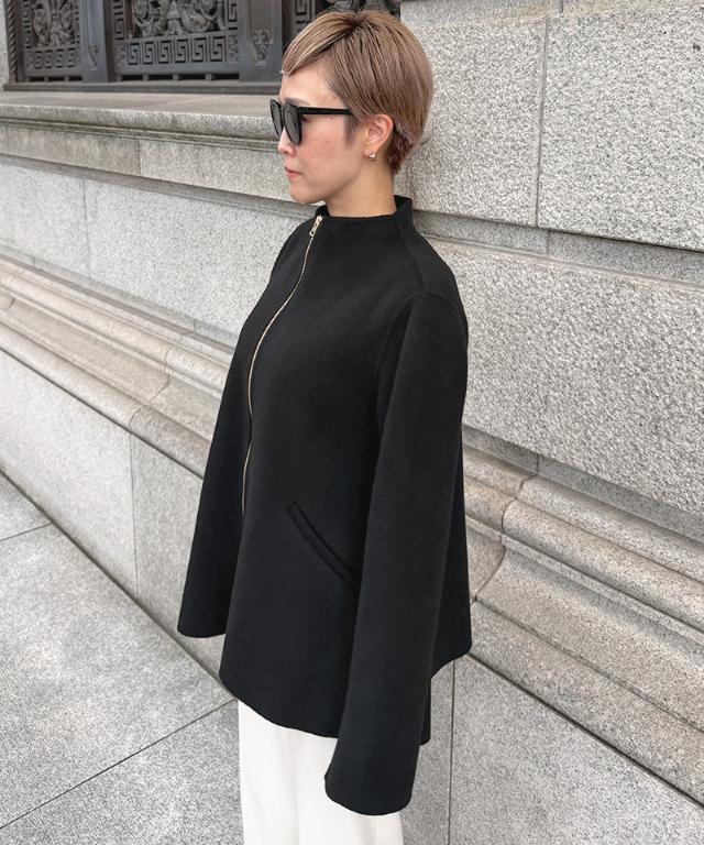 ウールカシミヤオープンスリーブコート_ugc26aw-co03