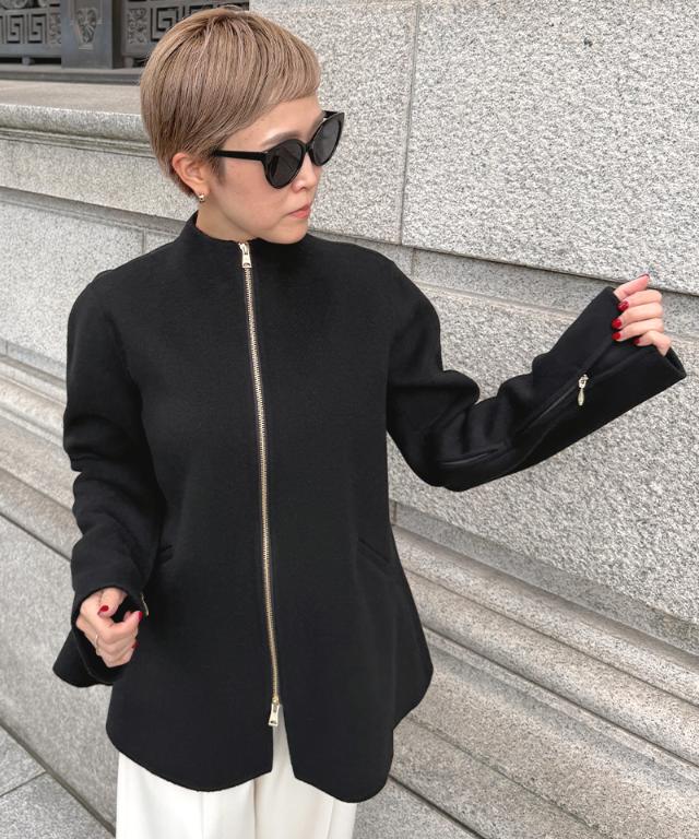 ウールカシミヤオープンスリーブコート_ugc26aw-co03