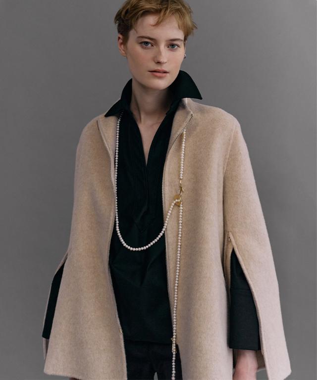 ウールカシミヤオープンスリーブコート_ugc26aw-co03