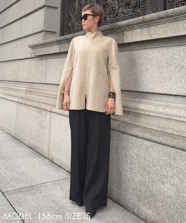 ウールカシミヤオープンスリーブコート_ugc26aw-co03
