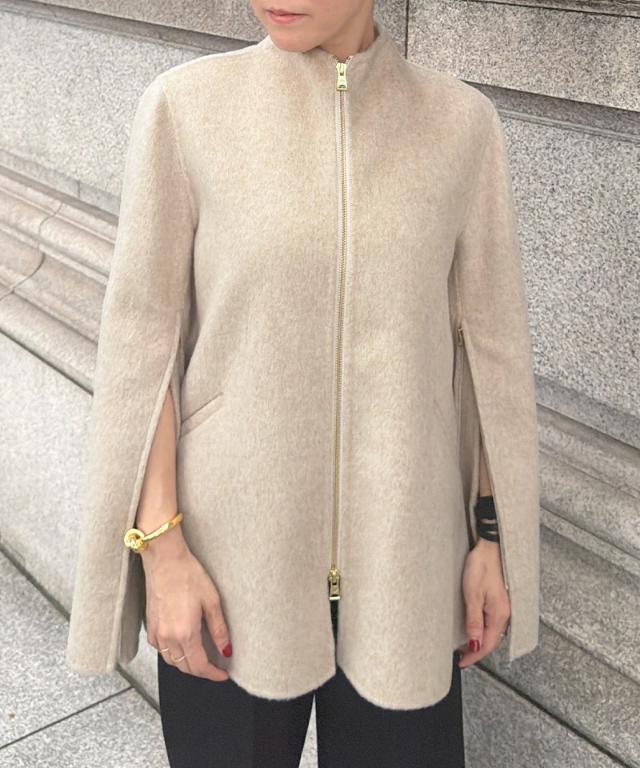 ウールカシミヤオープンスリーブコート_ugc26aw-co03