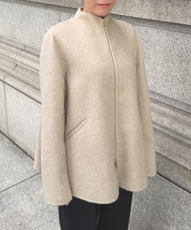 ウールカシミヤオープンスリーブコート_ugc26aw-co03