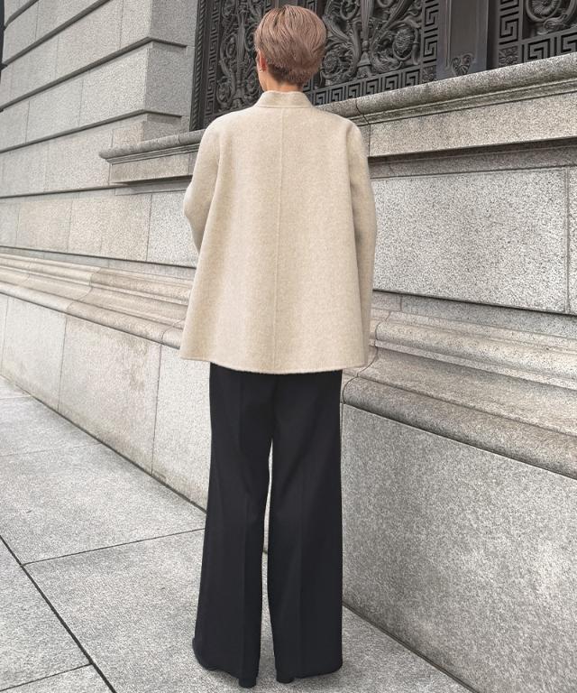 ウールカシミヤオープンスリーブコート_ugc26aw-co03