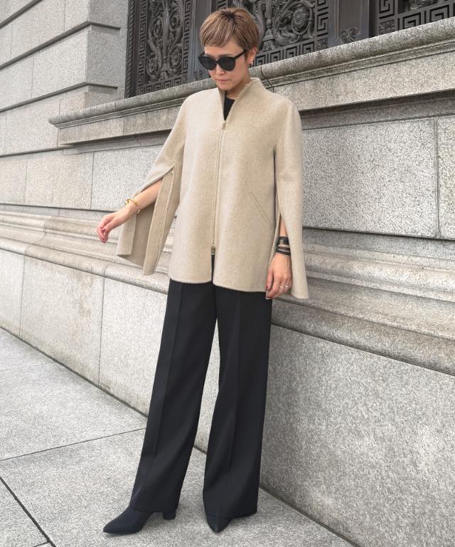 ウールカシミヤオープンスリーブコート_ugc26aw-co03