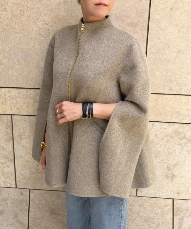 ウールカシミヤオープンスリーブコート_ugc26aw-co03