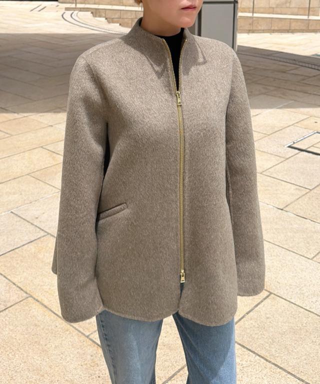 ウールカシミヤオープンスリーブコート_ugc26aw-co03