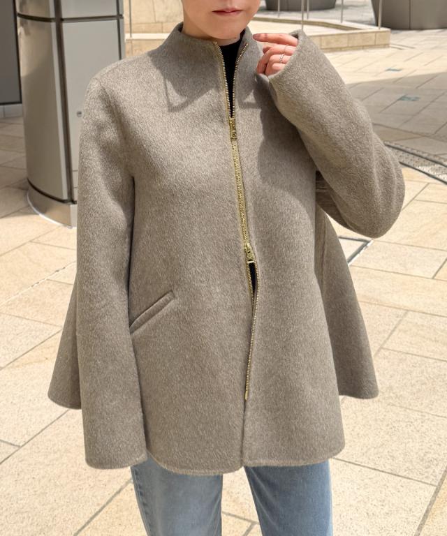 ウールカシミヤオープンスリーブコート_ugc26aw-co03