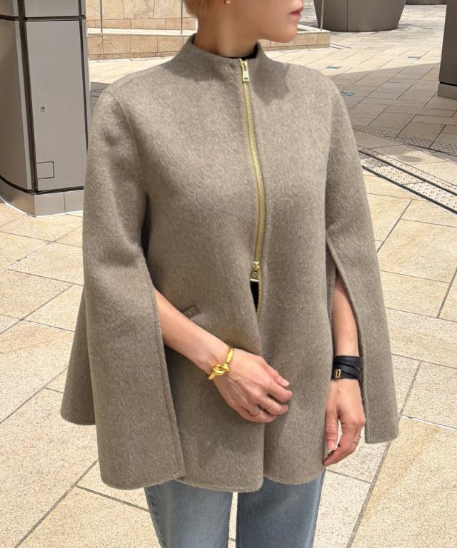 ウールカシミヤオープンスリーブコート_ugc26aw-co03