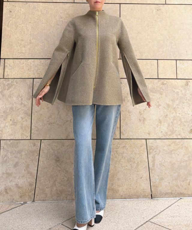 ウールカシミヤオープンスリーブコート_ugc26aw-co03