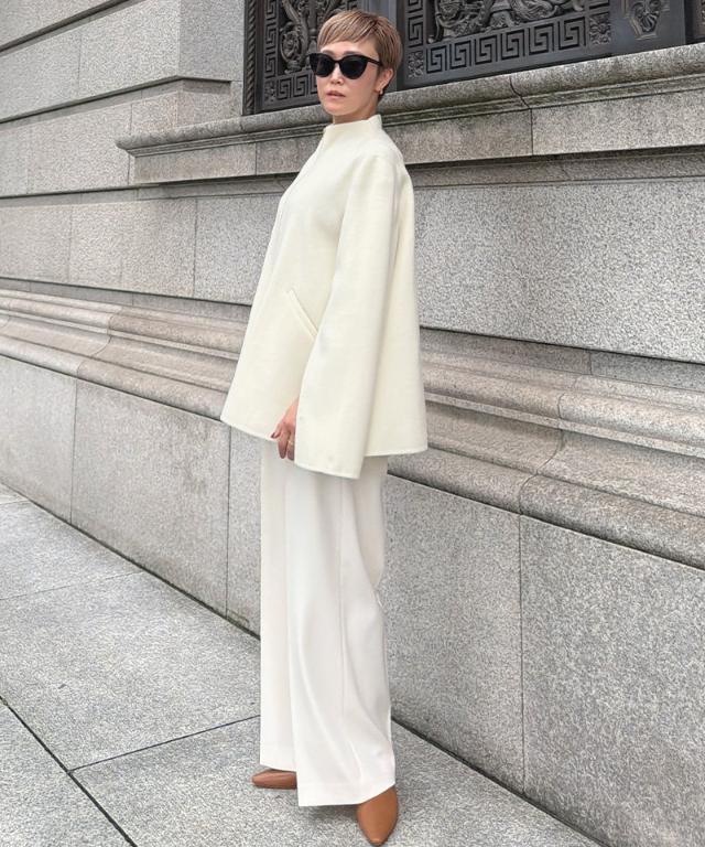 ウールカシミヤオープンスリーブコート_ugc26aw-co03