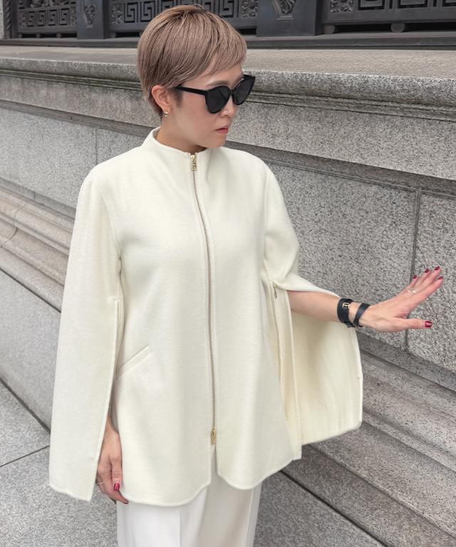 ウールカシミヤオープンスリーブコート_ugc26aw-co03