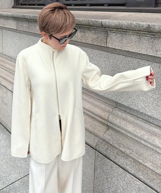 ウールカシミヤオープンスリーブコート_ugc26aw-co03