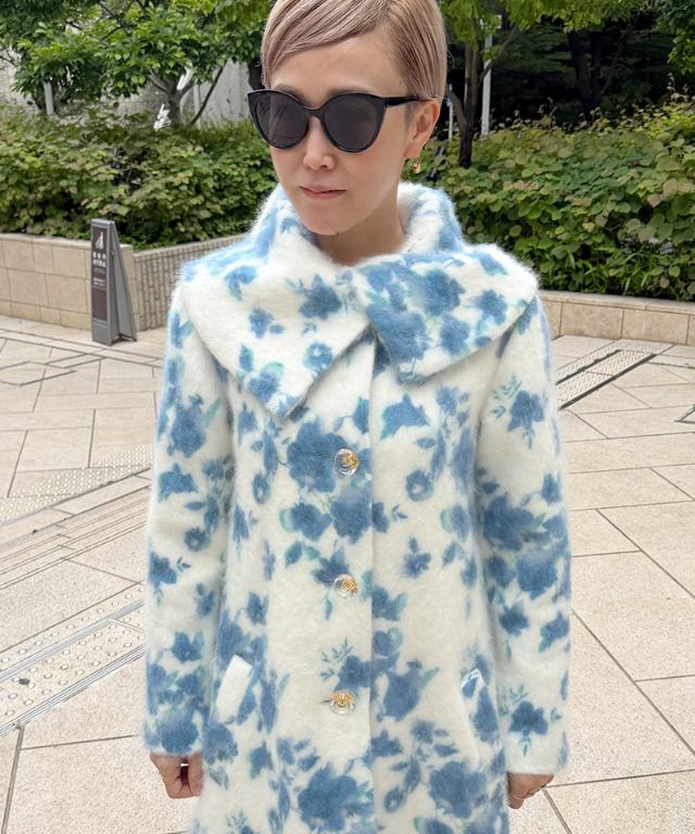 ウールカシミヤシャギーフラワーコート_ugc26aw-co04