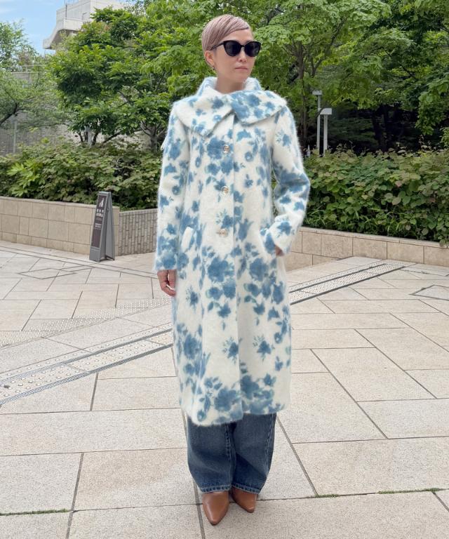 ウールカシミヤシャギーフラワーコート_ugc26aw-co04