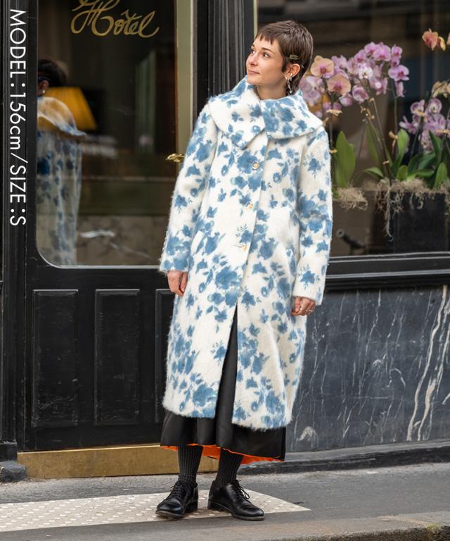 ウールカシミヤシャギーフラワーコート_ugc26aw-co04