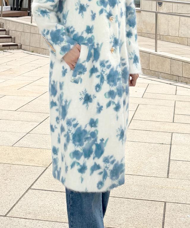 ウールカシミヤシャギーフラワーコート_ugc26aw-co04