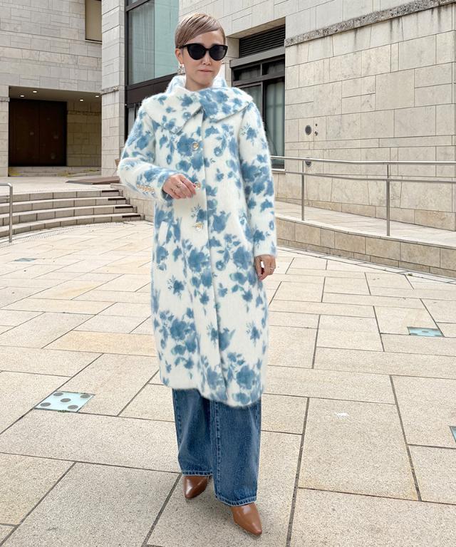 ウールカシミヤシャギーフラワーコート_ugc26aw-co04