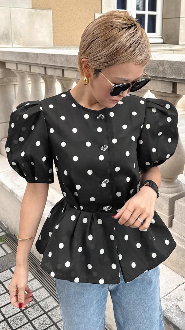 ラグジュアリーシアードットジャケット（北陸生産生地）