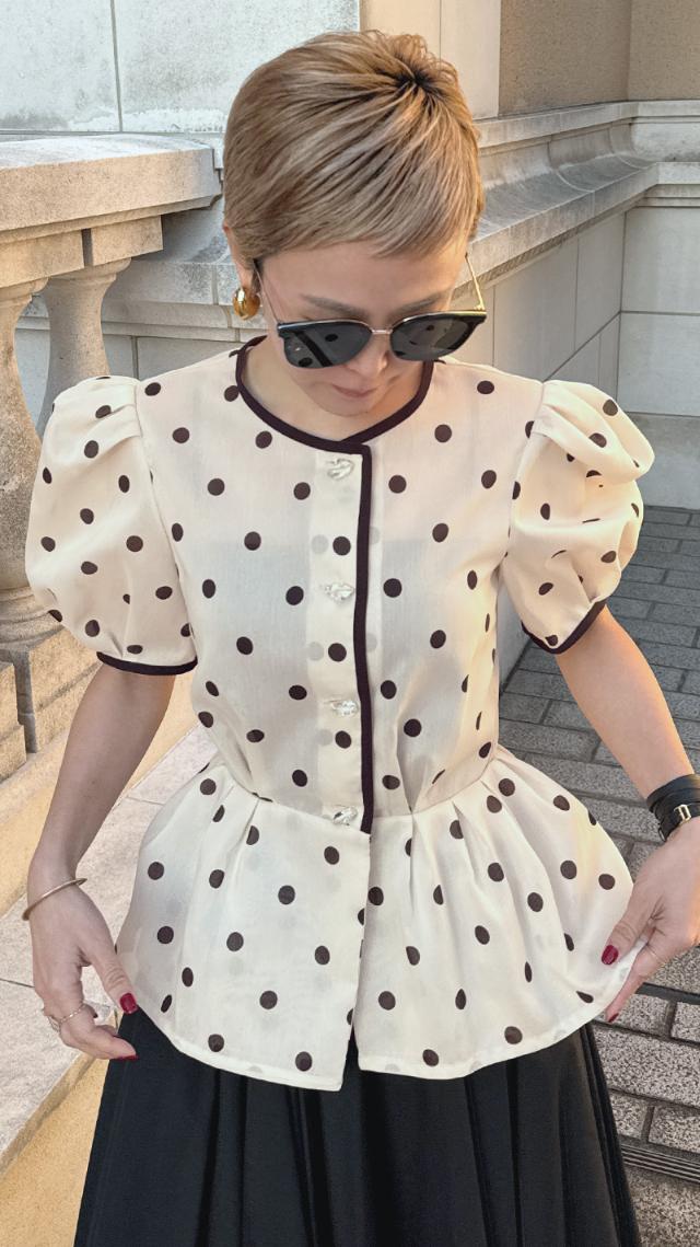 ラグジュアリーシアードットジャケット（北陸生産生地）