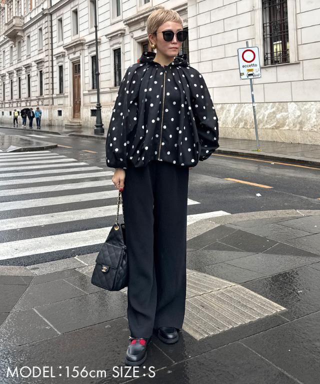 シアードットボリュームブルゾン（北陸生産生地）_ugc26ss-jk17