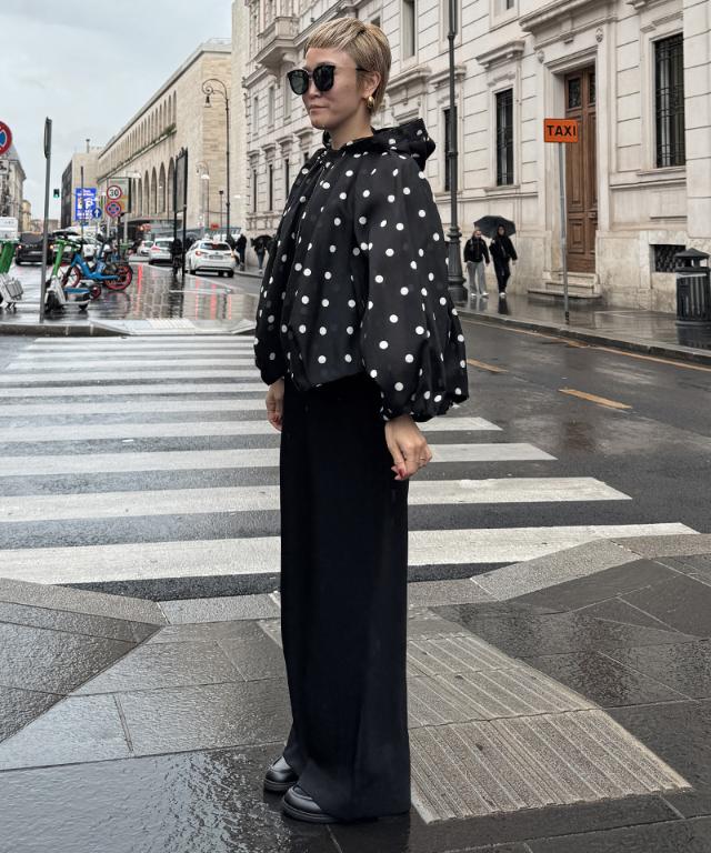 シアードットボリュームブルゾン（北陸生産生地）_ugc26ss-jk17