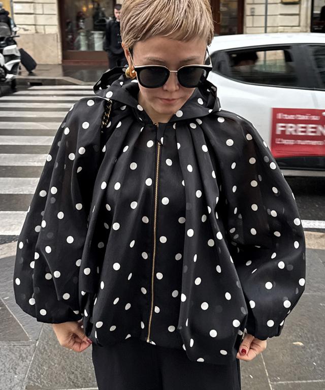 シアードットボリュームブルゾン（北陸生産生地）_ugc26ss-jk17