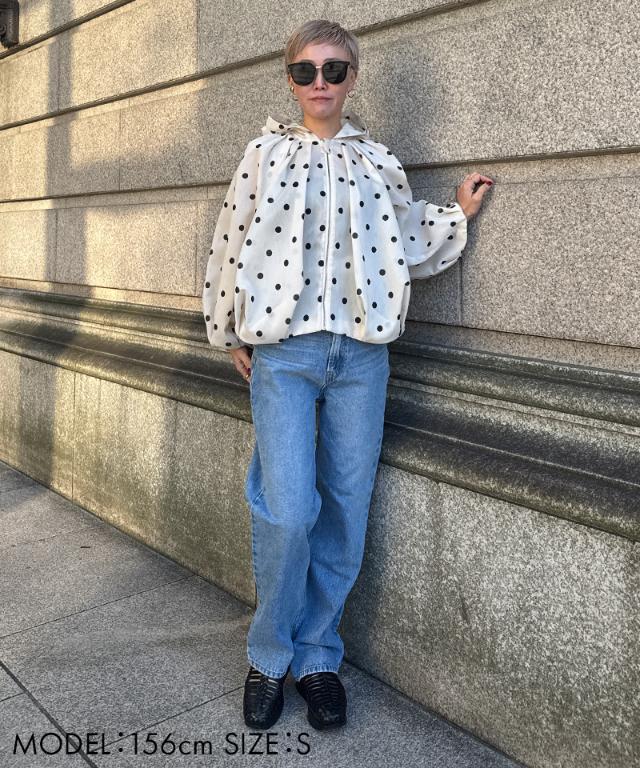 シアードットボリュームブルゾン（北陸生産生地）_ugc26ss-jk17