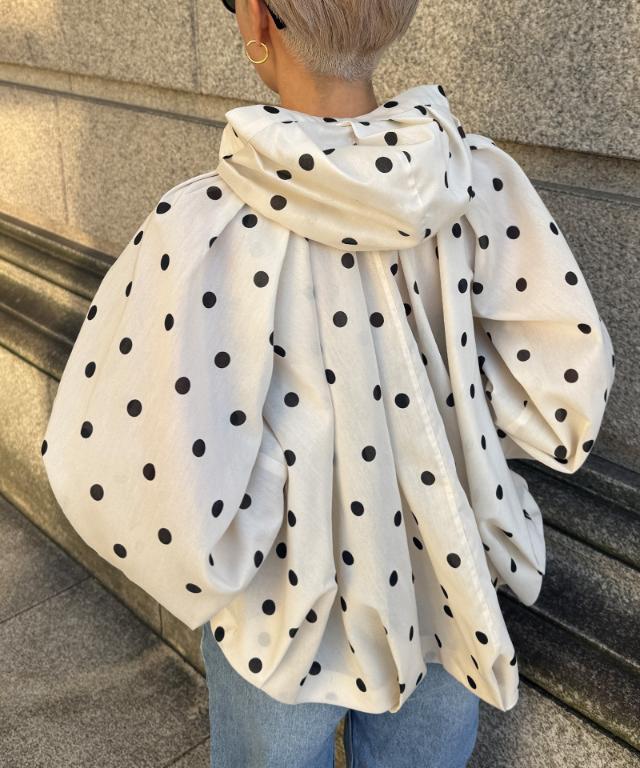 シアードットボリュームブルゾン（北陸生産生地）_ugc26ss-jk17