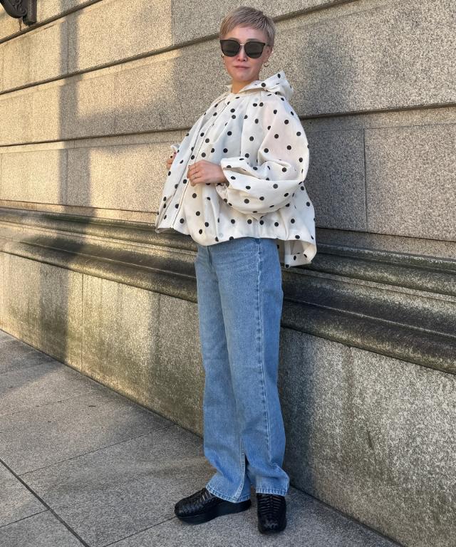 シアードットボリュームブルゾン（北陸生産生地）_ugc26ss-jk17