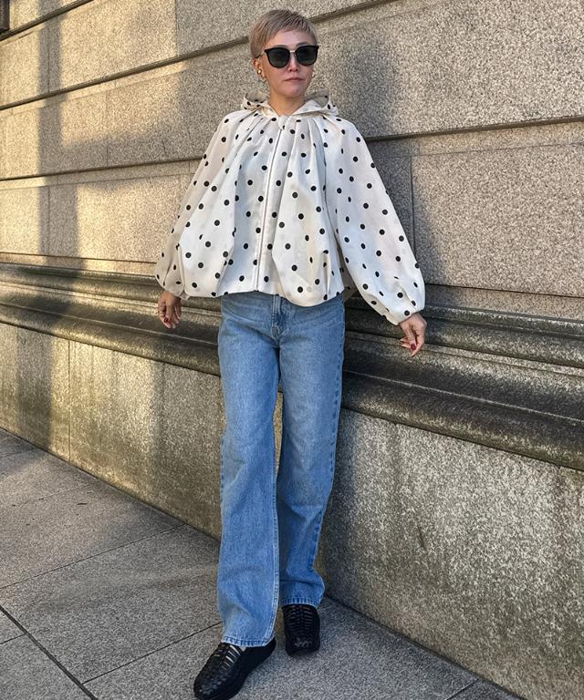 シアードットボリュームブルゾン（北陸生産生地）_ugc26ss-jk17