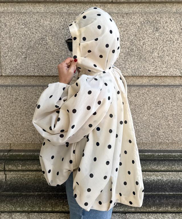 シアードットボリュームブルゾン（北陸生産生地）_ugc26ss-jk17