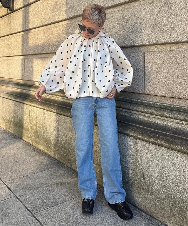 シアードットボリュームブルゾン（北陸生産生地）_ugc26ss-jk17