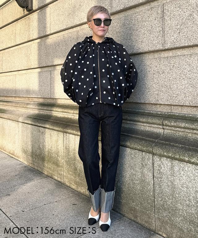 シアードットボリュームブルゾン（北陸生産生地）_ugc26ss-jk17