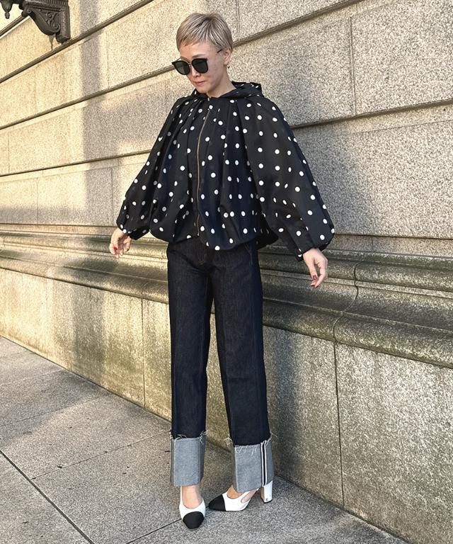 シアードットボリュームブルゾン（北陸生産生地）_ugc26ss-jk17