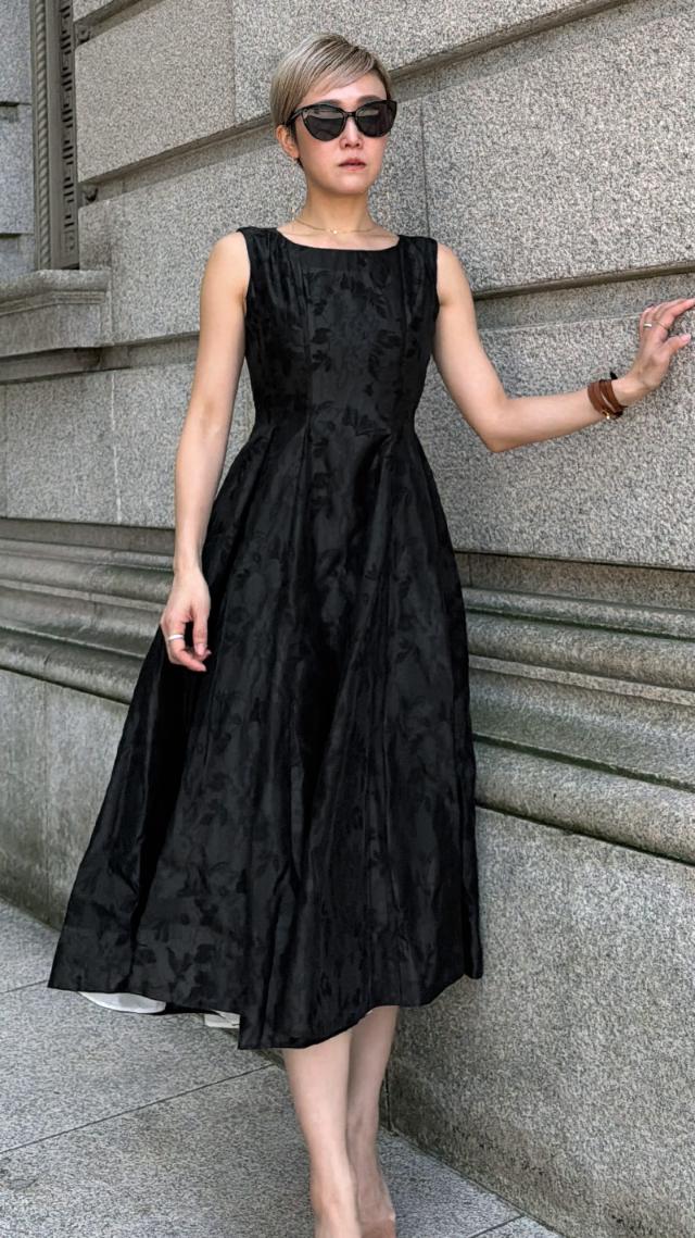 ジャガードドレスワンピース