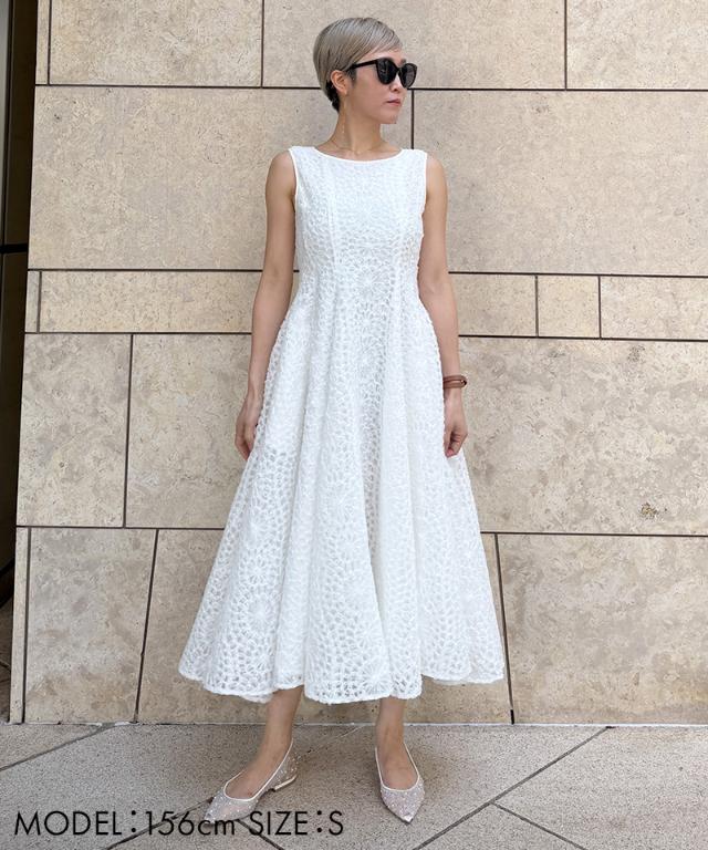 テープレースフレアワンピース_ugc26ss-op09