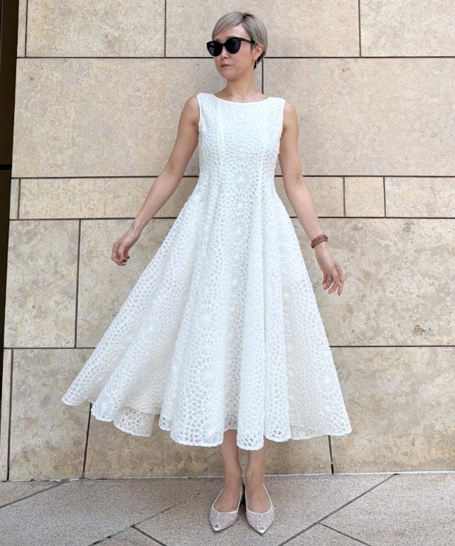 テープレースフレアワンピース_ugc26ss-op09