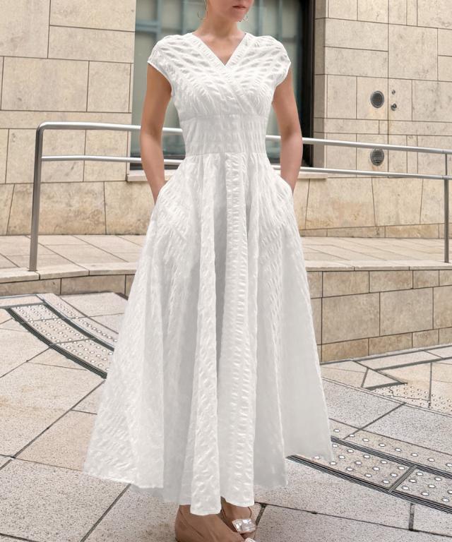 エアリーコットンワンピース（日本製綿生地）_ugc26ss-op18