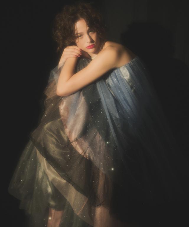 クリスタルチュールスカート_ugc26ss-sk01